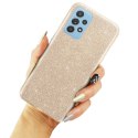 Etui SAMSUNG GALAXY A72 Brokat Glitter złote