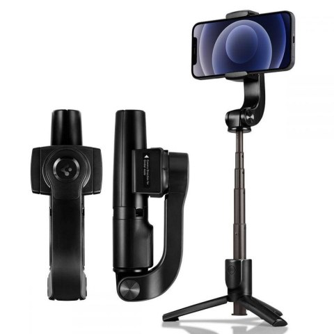 Gimbal + Selfie Stick Bezprzewodowy Spigen S610W Wireless czarne