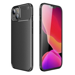 Etui IPHONE 13 MINI Pancerne Shockproof Carbon Fiber czarne