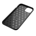 Etui IPHONE 13 MINI Pancerne Shockproof Carbon Fiber granatowe