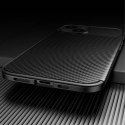 Etui IPHONE 13 MINI Pancerne Shockproof Carbon Fiber granatowe