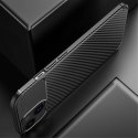 Etui IPHONE 13 MINI Pancerne Shockproof Carbon Fiber granatowe