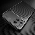 Etui SAMSUNG GALAXY A22 4G / M22 4G Pancerne Shockproof Carbon Fiber granatowe