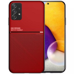 Etui SAMSUNG GALAXY A72 Nexeri Biznes Magnetyczne czerwone