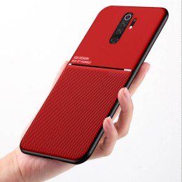 Etui SAMSUNG GALAXY F62 Nexeri Biznes Magnetyczne czerwone