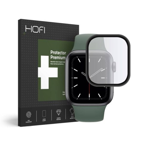 Szkło Hybrydowe APPLE WATCH 4 / 5 (44MM) Hofi Hybrid Glass czarne