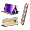 Etui IPHONE 13 PRO portfel z klapką skóra ekologiczna Flip Elegance złote