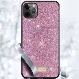 Etui IPHONE 13 MINI Brokat Sulada Dazzling Glitter różowe