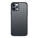 Etui IPHONE 11 PRO MAX Sulada Carbon Fiber Obudowa Hybrydowa czarne