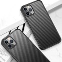 Etui IPHONE 11 PRO MAX Sulada Carbon Fiber Obudowa Hybrydowa czarne