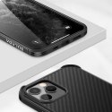 Etui IPHONE 11 PRO MAX Sulada Carbon Fiber Obudowa Hybrydowa czarne