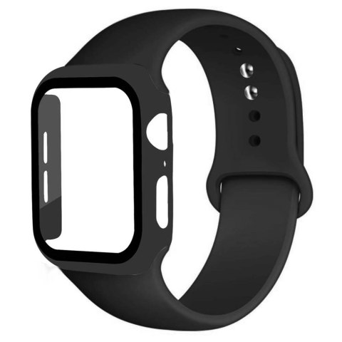 Opaska do APPLE WATCH 40MM z Osłoną na Ekran czarna