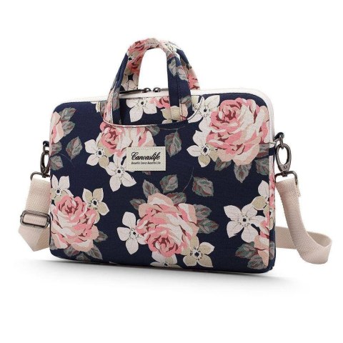 Etui LAPTOP 13" - 14" Canvaslife Briefcase Laptop Navy Rose