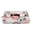 Etui do Laptopa 13 - 14'' Canvaslife Sleeve White Rose Pattern