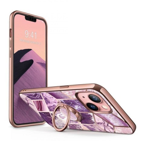 Oryginalne Etui IPHONE 13 SupCase IBLSN Cosmo Snap Marmur fioletowe