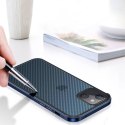 Etui IPHONE 13 MINI Sulada Carbon Fiber Obudowa Hybrydowa czarne