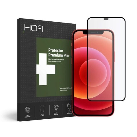 Szkło Hartowane 5D IPHONE 12 MINI Hofi Full Pro+ czarne