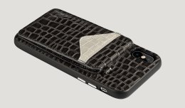 Etui X-FITTED retro Trigon Grain czarne IPHONE X P8DGH