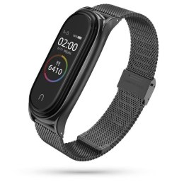 Pasek do XIAOMI MI BAND 6 / 6 NFC / 5 Tech-Protect Milaneseband czarne