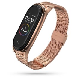 Pasek do XIAOMI MI BAND 7 / 6 / 6 NFC / 5 Tech-Protect Milaneseband różowe