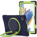 Etui SAMSUNG GALAXY TAB A8 10.5 Tech-Protect X-Armor granatowo-limonkowe