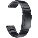 Pasek do GARMIN FENIX 3 / 5X / 3HR / 5X PLUS / 6X / 6X PRO / 7X Tech-Protect Steelband czarne