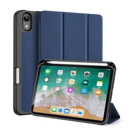 Etui APPLE IPAD MINI 8.3 (6gen) Dux Ducis Domo Portfel z Klapką Książkowe Skóra Ekologiczna granatowe