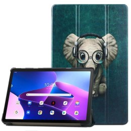 Etui LENOVO TAB M10 PLUS 10.6 3RD GEN Tech-Protect SmartCase Happy Elephant wzór