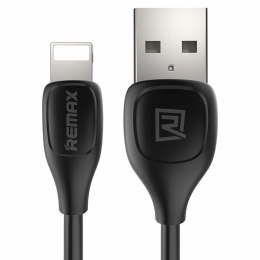 Kabel 2,1A 1m USB - iPhone Lightning Szybkie Ładowanie Remax LESU Pro RC-160i czarny