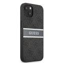 Oryginalne Etui IPHONE 13 MINI 5,4" Guess Hardcase 4G Stripe GUHCP13S4GDGR szare