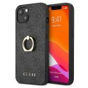 Oryginalne Etui IPHONE 13 MINI 5,4" Guess Hardcase 4G with Ring Stand GUHCP13S4GMRGR szare