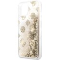 Oryginalne Etui IPHONE 13 MINI 5,4" Hardcase Peony Liquid Glitter GUHCP13SLGPEGO złote