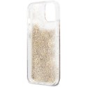 Oryginalne Etui IPHONE 13 MINI 5,4" Hardcase Peony Liquid Glitter GUHCP13SLGPEGO złote