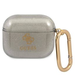 Etui APPLE AIRPODS 3 Guess Glitter Collection (GUA3UCG4GK) czarne