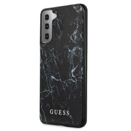 Oryginalne Etui SAMSUNG GALAXY S21+ Guess Hardcase Marble (GUHCS21MPCUMABK) czarne