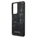 Oryginalne Etui SAMSUNG GALAXY S21 ULTRA Guess Hardcase Marble (GUHCS21LPCUMABK) czarne