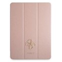 Oryginalne Etui IPAD PRO 12,9" 2021 Guess Book Cover Saffiano Collection (GUIC12PUSASPI) różowe