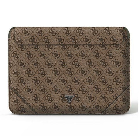 Oryginalne Etui Sleeve Guess 4G Uptown Triangle Logo (GUCS14P4TW) brązowe