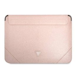 Oryginalne Etui Sleeve Guess Saffiano Triangle Logo (GUCS16PSATLP) różowe