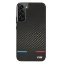 Oryginalne Etui SAMSUNG GALAXY S22+ PLUS BMW Hardcase M Collection Triangles (BMHCS22MPUCARTCBK) czarne