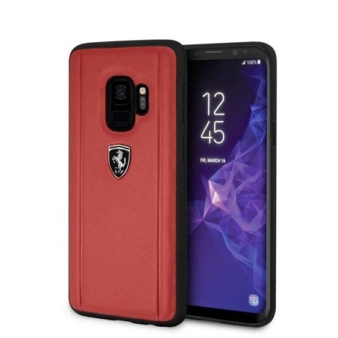 Oryginalne Etui SAMSUNG GALAXY S9 Ferrari Hardcase Heritage Portofino (FEHLEHCS9RE) czerwone