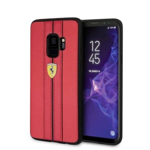 Oryginalne Etui SAMSUNG GALAXY S9 Ferrari Hardcase Urban (FESURHCS9REB) czerwone