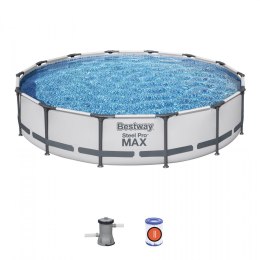 Basen stelażowy Steel Pro MAX 427x84 14FT BESTWAY 3w1 + Pompa + Filtr II