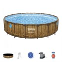 Basen stelażowy Power Steel Swim Vista Series 549x122 Okrągły 18FT BESTWAY 7w1