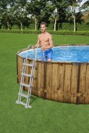 Basen stelażowy Power Steel Swim Vista Series 549x122 Okrągły 18FT BESTWAY 7w1