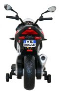 Aprilia Tuono V4 Motor na akumulator dla dzieci Czarny + Panel MP3 + Kółka pomocnicze + Wolny Start