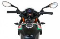 Aprilia Tuono V4 Motor na akumulator dla dzieci Czarny + Panel MP3 + Kółka pomocnicze + Wolny Start