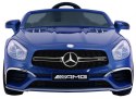 Mercedes AMG SL65 dla dzieci Lakier Niebieski + Pilot + Bagażnik + Regulacja siedzenia + MP3 LED + Wolny Start