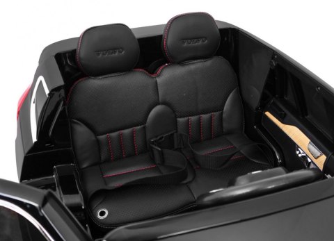 Volvo XC90 - SUV na akumulator dla dzieci Czarny + Pilot + Bagażnik + EVA