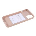 Etui IPHONE 13 PRO Soft Jelly Case piaskowe